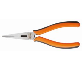 Alicates de boca plana largos con mangos bi-componentes y acabado lacado | 2471G